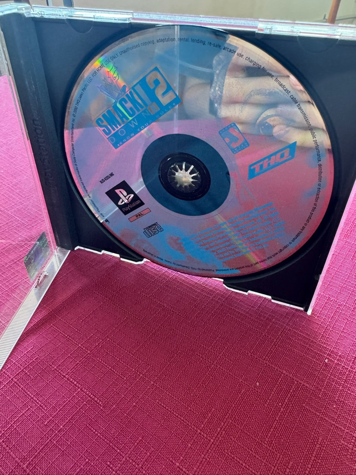 WWF SmackDown! 2 PlayStation PS1 PAL – Complete w Case, Disc & Manual | 2000