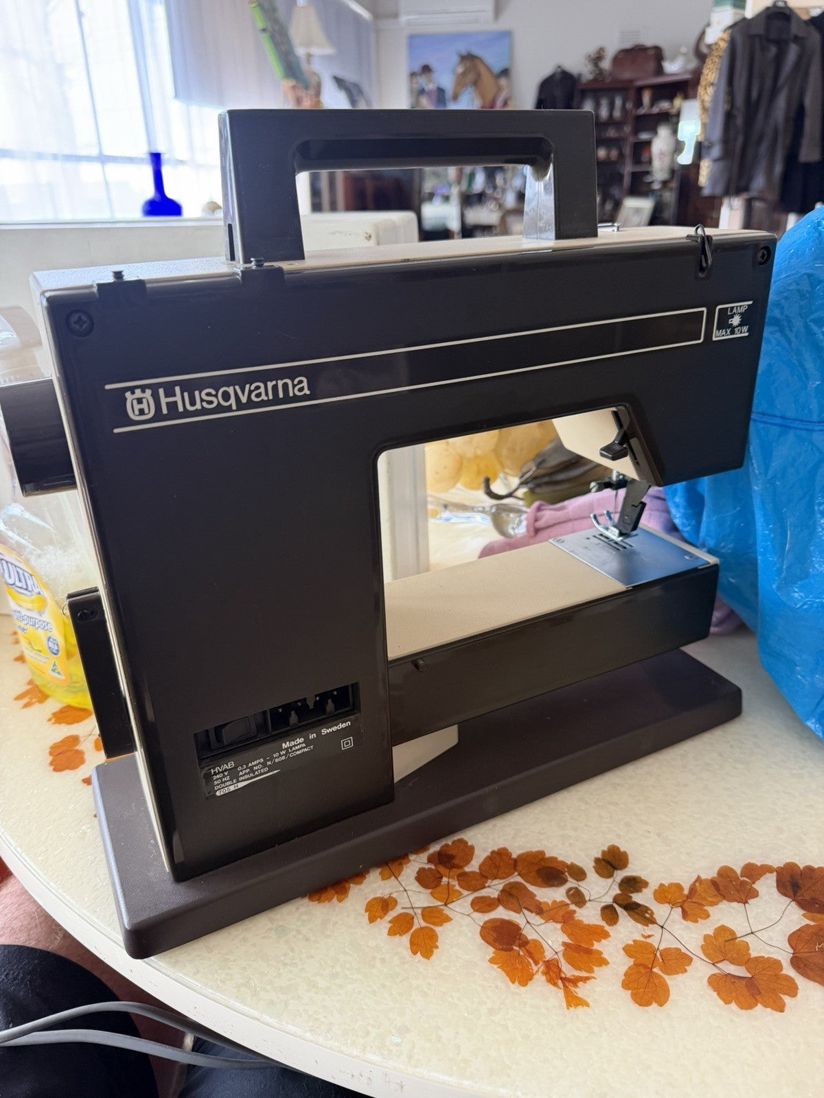 Vintage Husqvarna 5310 Sewing Machine Sweden Retro Parts Repair Faulty