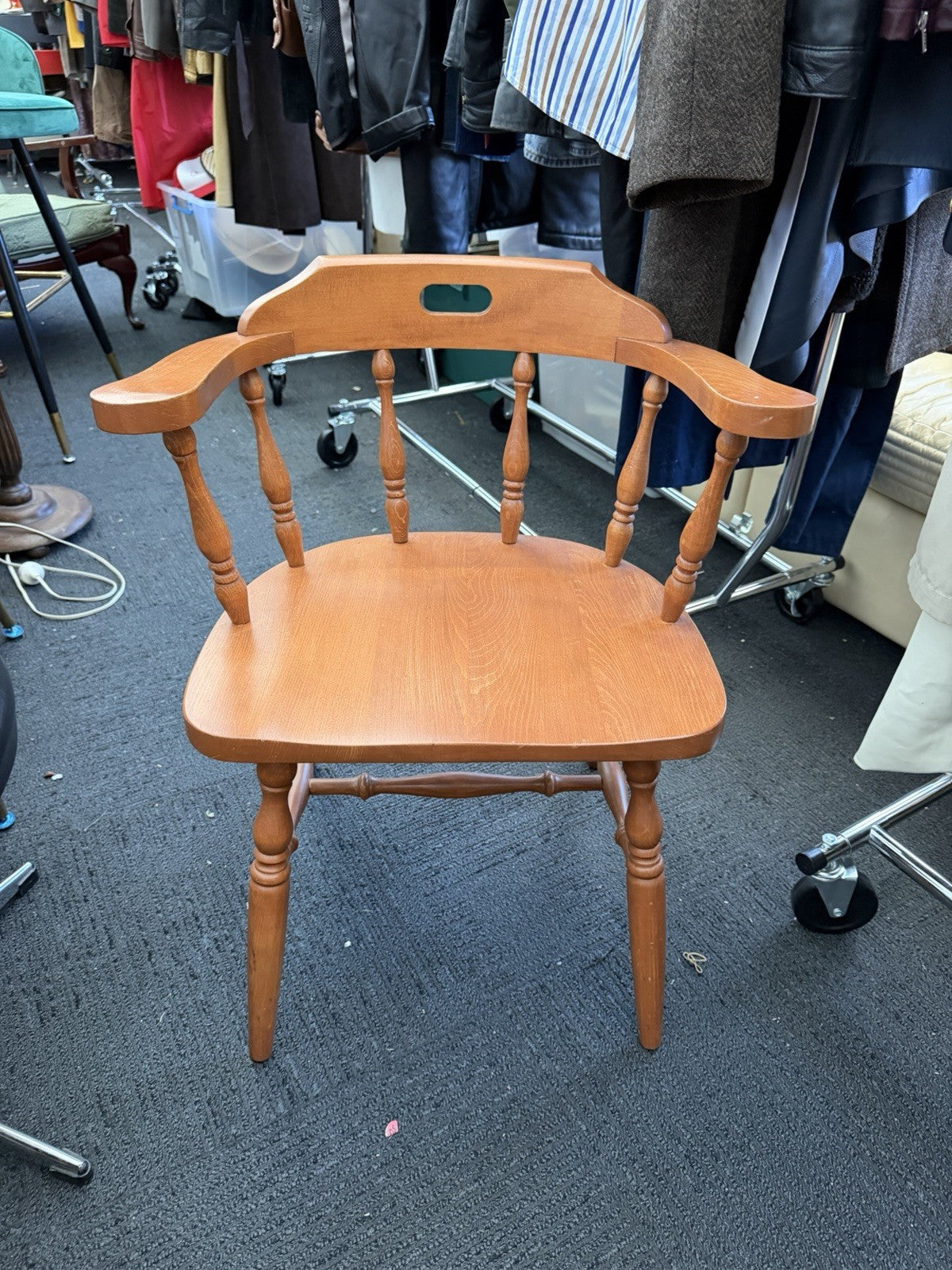 Vintage 1970s Japanese Windsor Captains Chair GJ Coles & Coy Ltd Imported