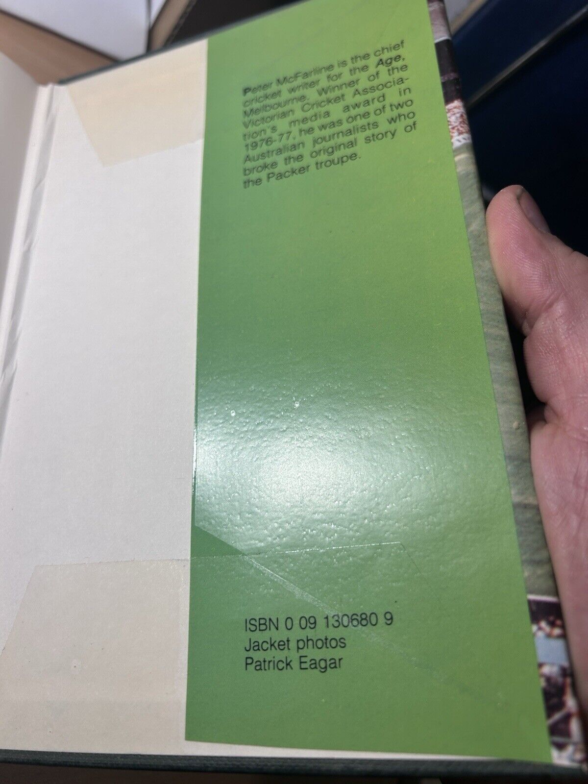 A Game Divided. Peter Mcfarlane. 1977 WSC First edition