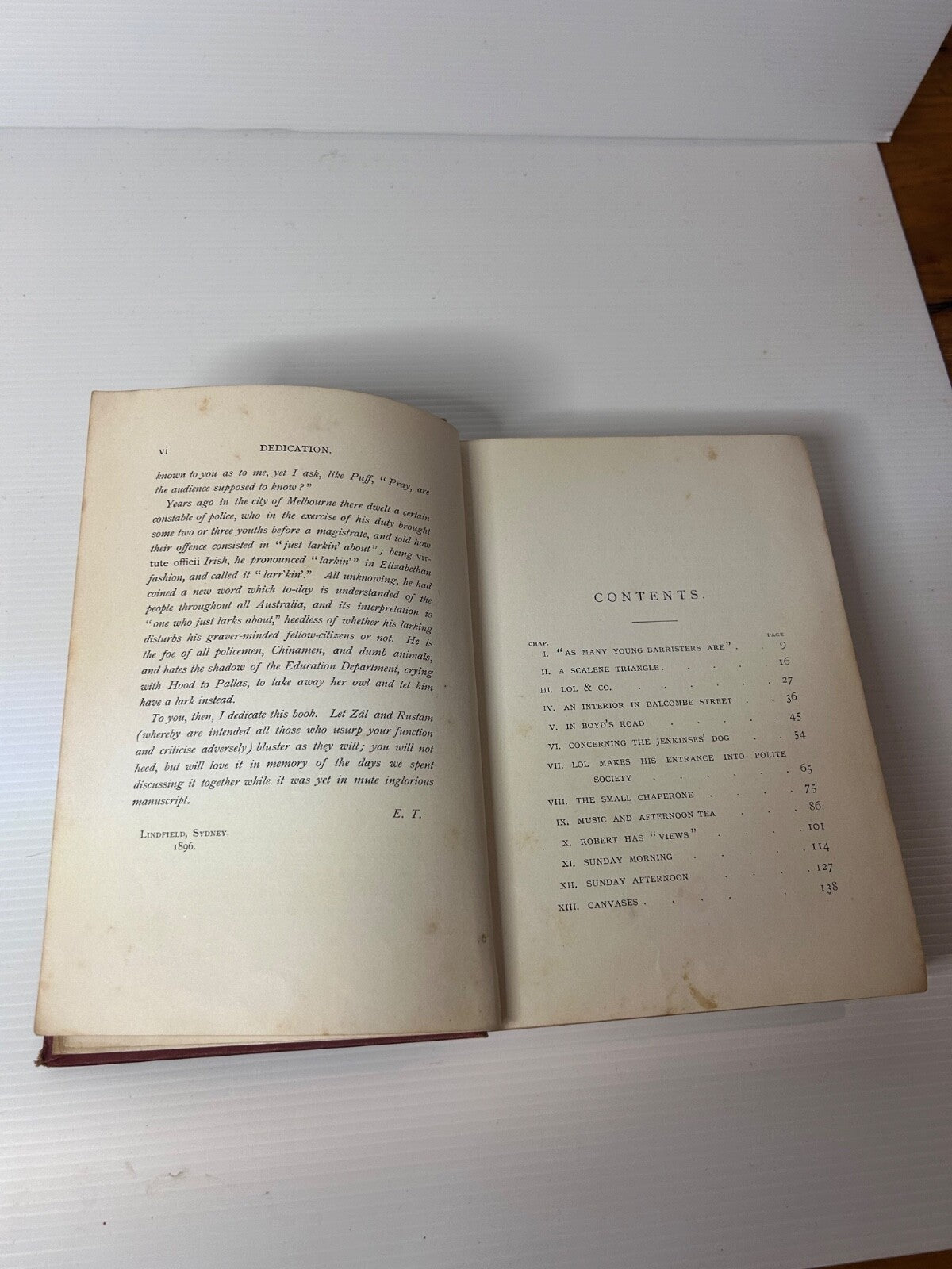 The Little Larrikin 1896 Ethel Turner 1st Ed HC Ward Lock Australia Fiction