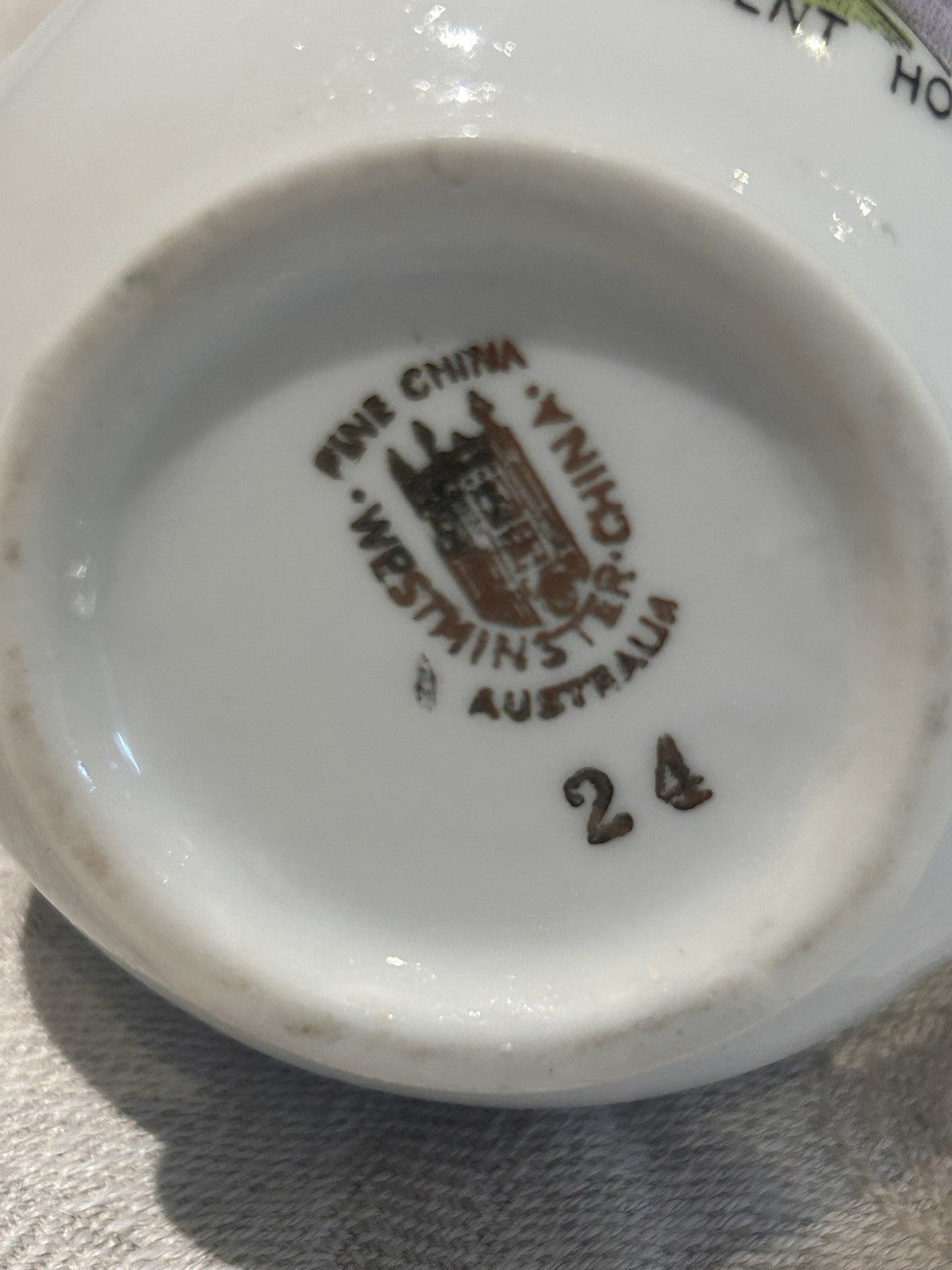 Westminster China Parliament House Canberra Creamer c1950s Early Abbey Mark