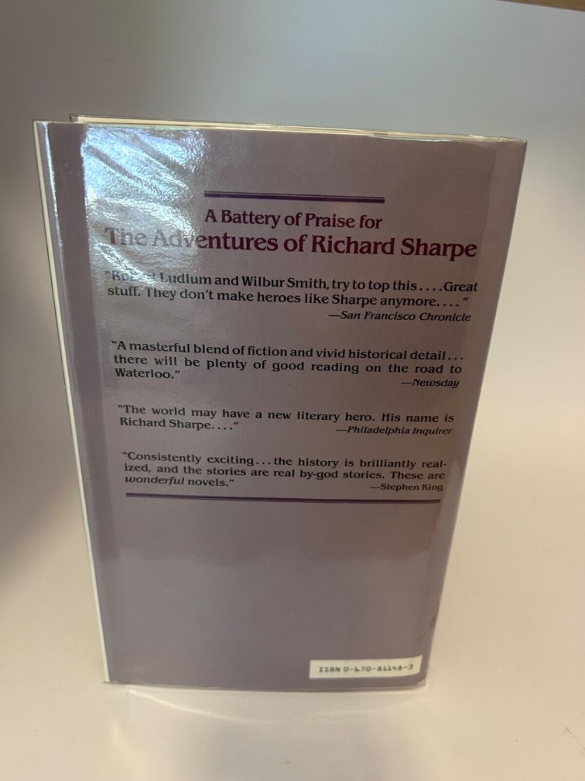Sharpe's Regiment by Bernard Cornwell First US Edition 1986