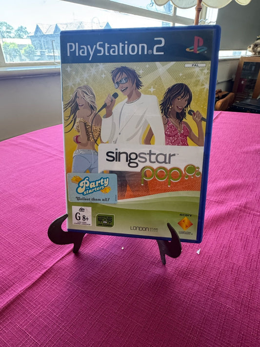 SingStar Pop - PS2 PAL Party Karaoke Game | 2007