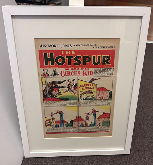 The Hotspur Comic No. 828 Full Issue 1952 Framed UK Boys’ Weekly Circus Kid