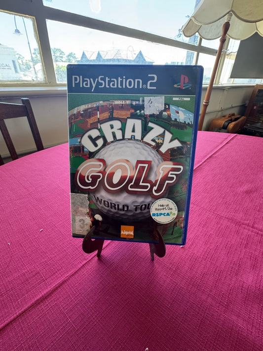 Crazy Golf World Tour PS2 PAL – Family Party Golf Game – 2005
