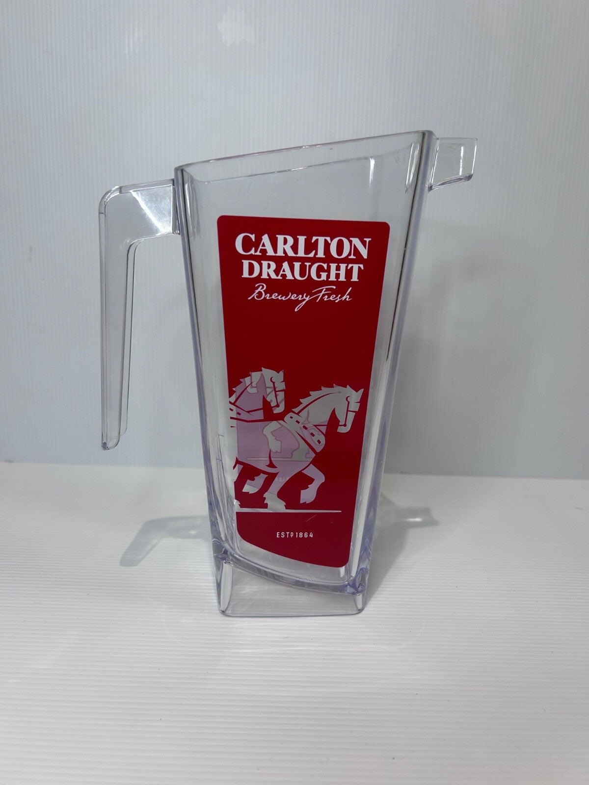 Carlton Draught Beer Jug by Kurve – 1140mL Polycarbonate Pitcher – Australian
