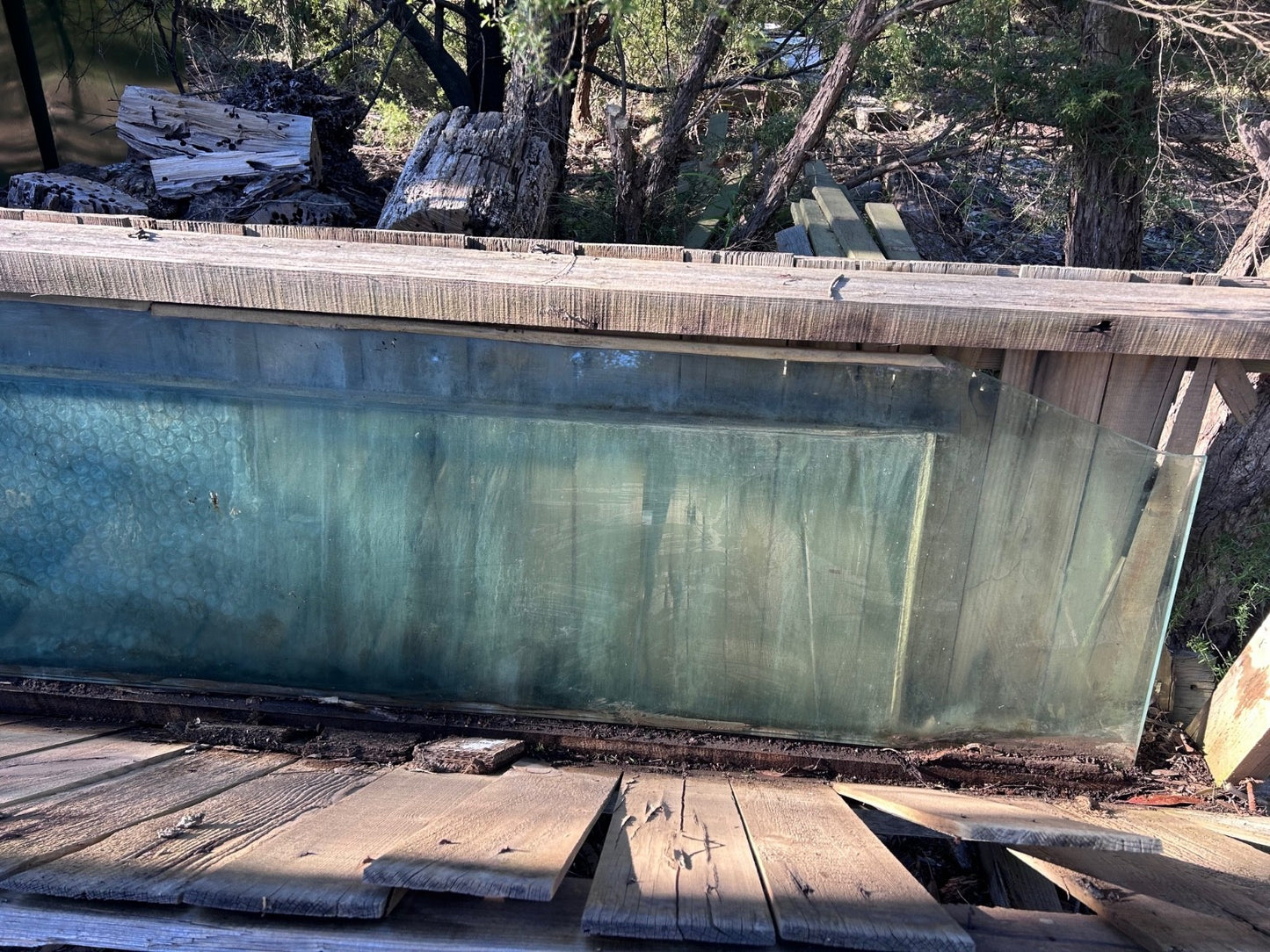 Rare 1960s Japanese Architectural Glass Panels x2 – NGV Provenance