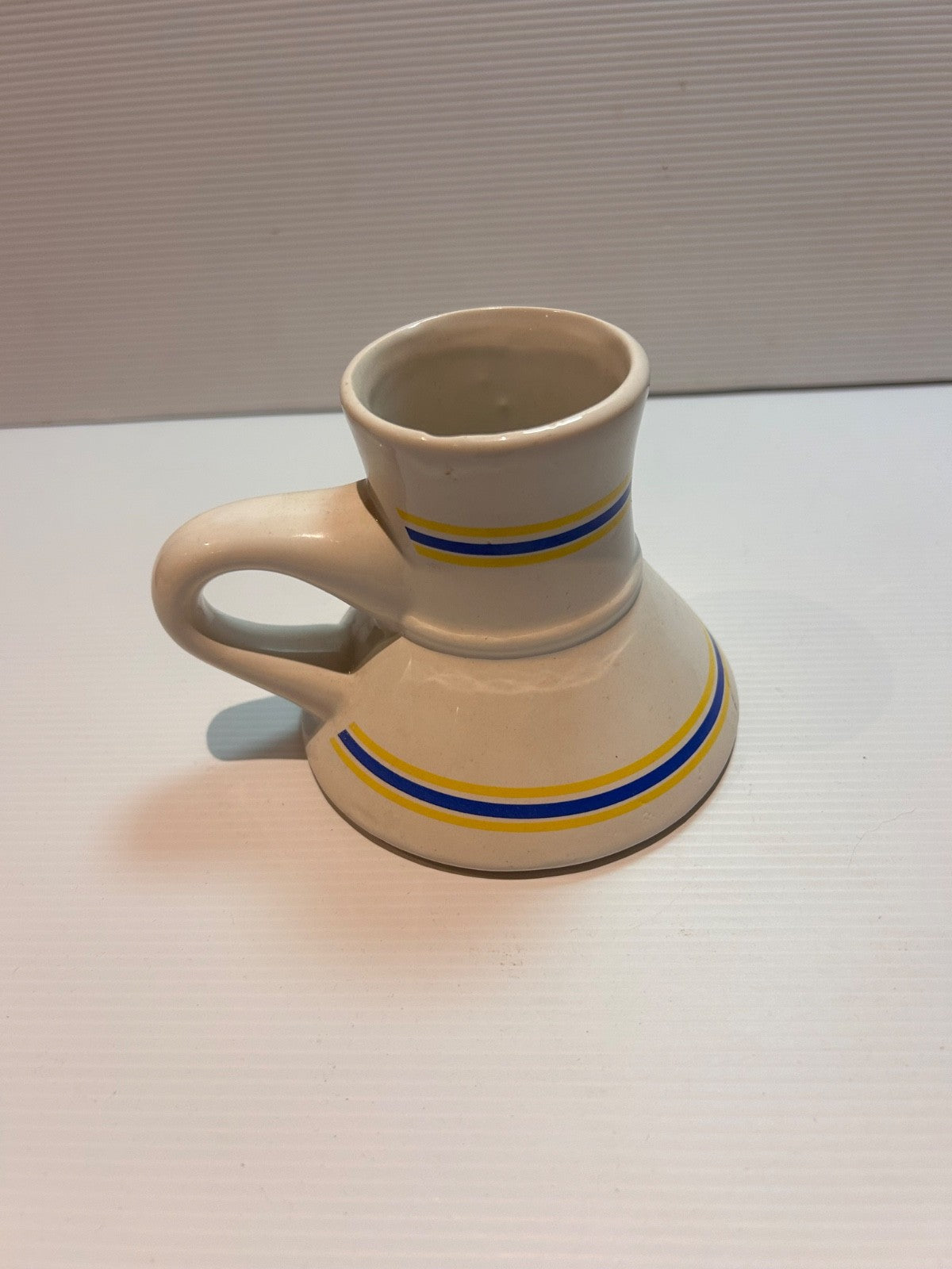 Vintage Post Toasties Cereal Ceramic Non Slip Wide Bottom Travel Coffee Mug Cup