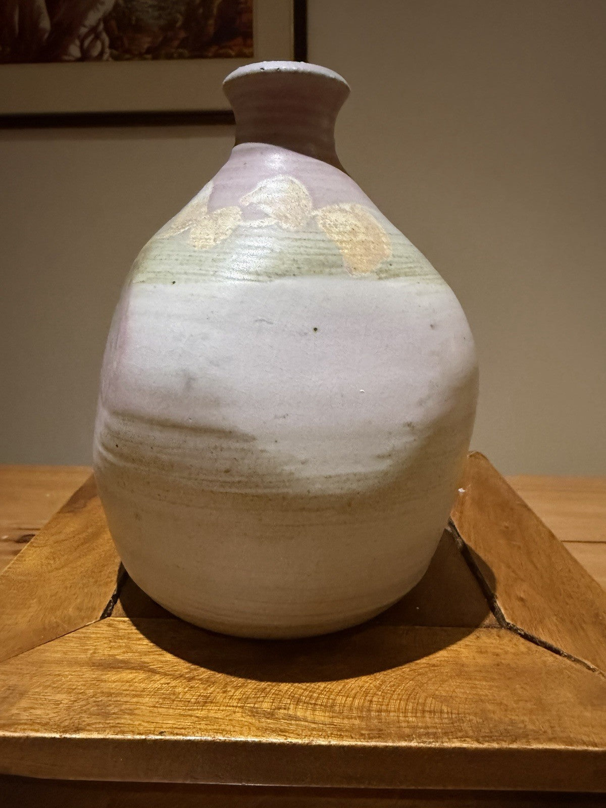 Bruce Morrow Australian Studio Pottery Vase 1988 Ballet Artist Signed 18cm