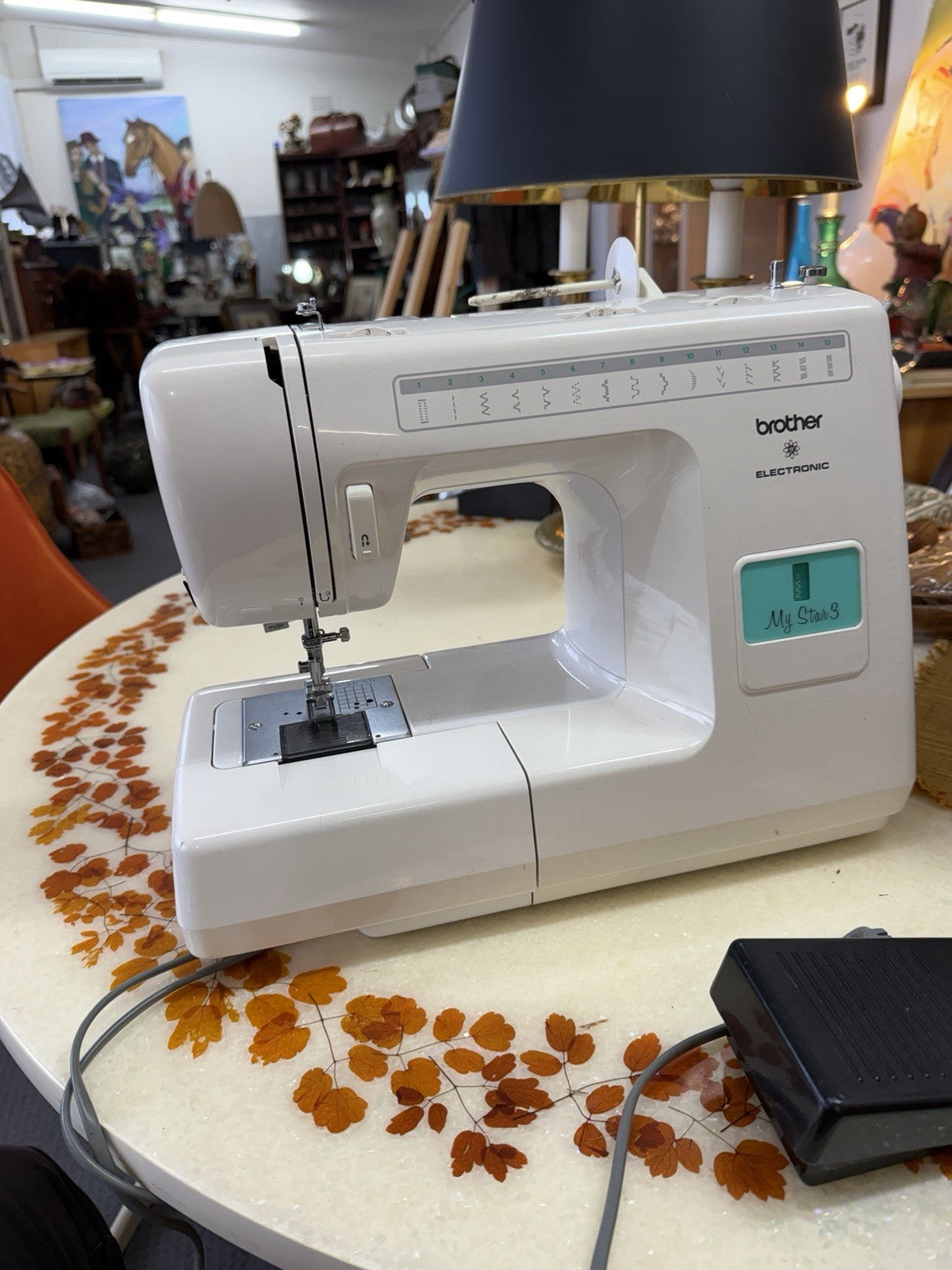 Brother My Star 3 Electronic Sewing Machine N/12571 Foot Pedal Accessories