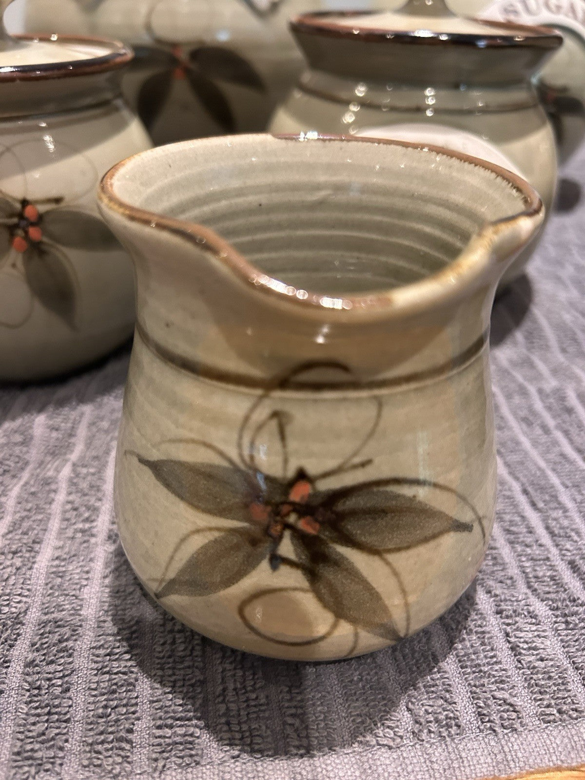 Boxwood Pottery Shepparton 8pc Canister Set Tea Coffee Sugar 1970s