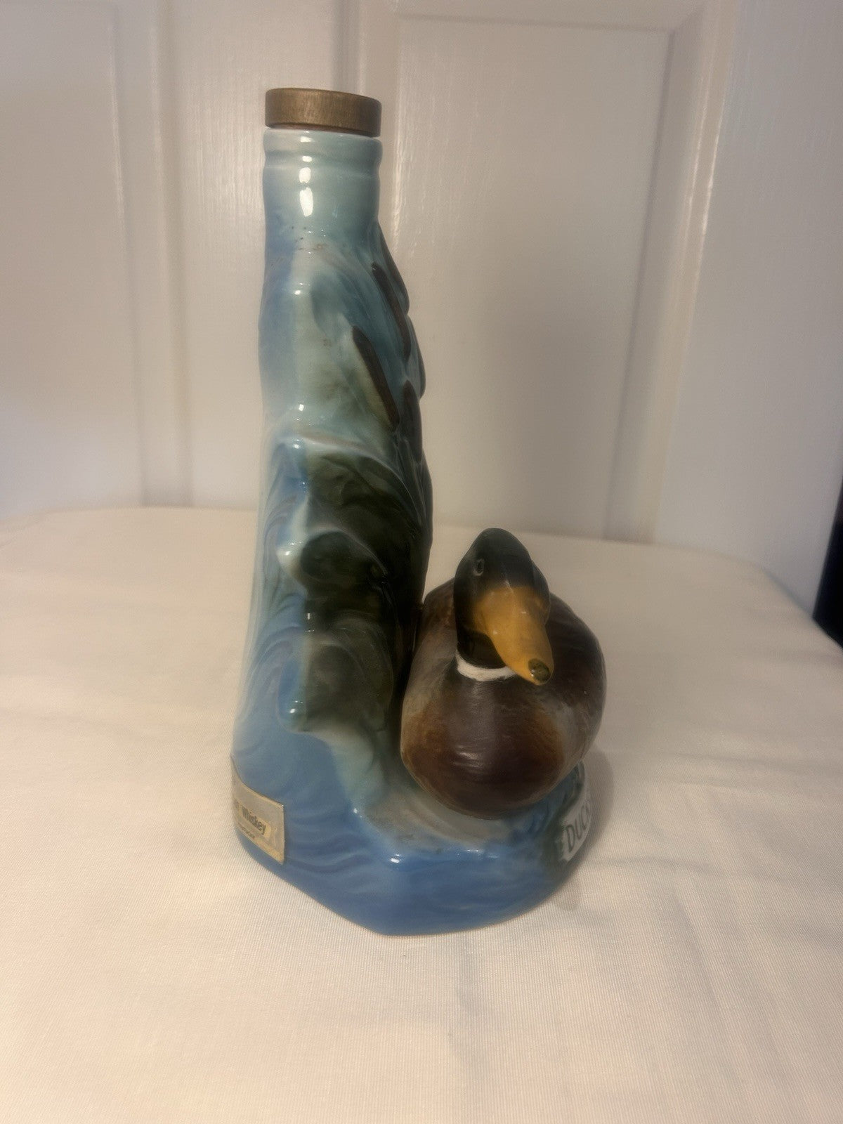 Jim Beam Ducks Unlimited Mallard Decanter 1974–75 Vintage Ceramic Bottle