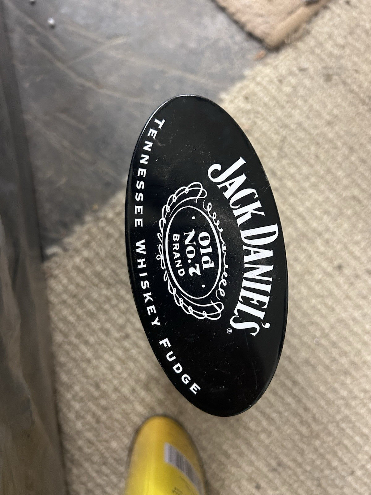 Jack Daniel’s Whiskey Fudge Tin 2005 Empty Vintage Collectible 275g