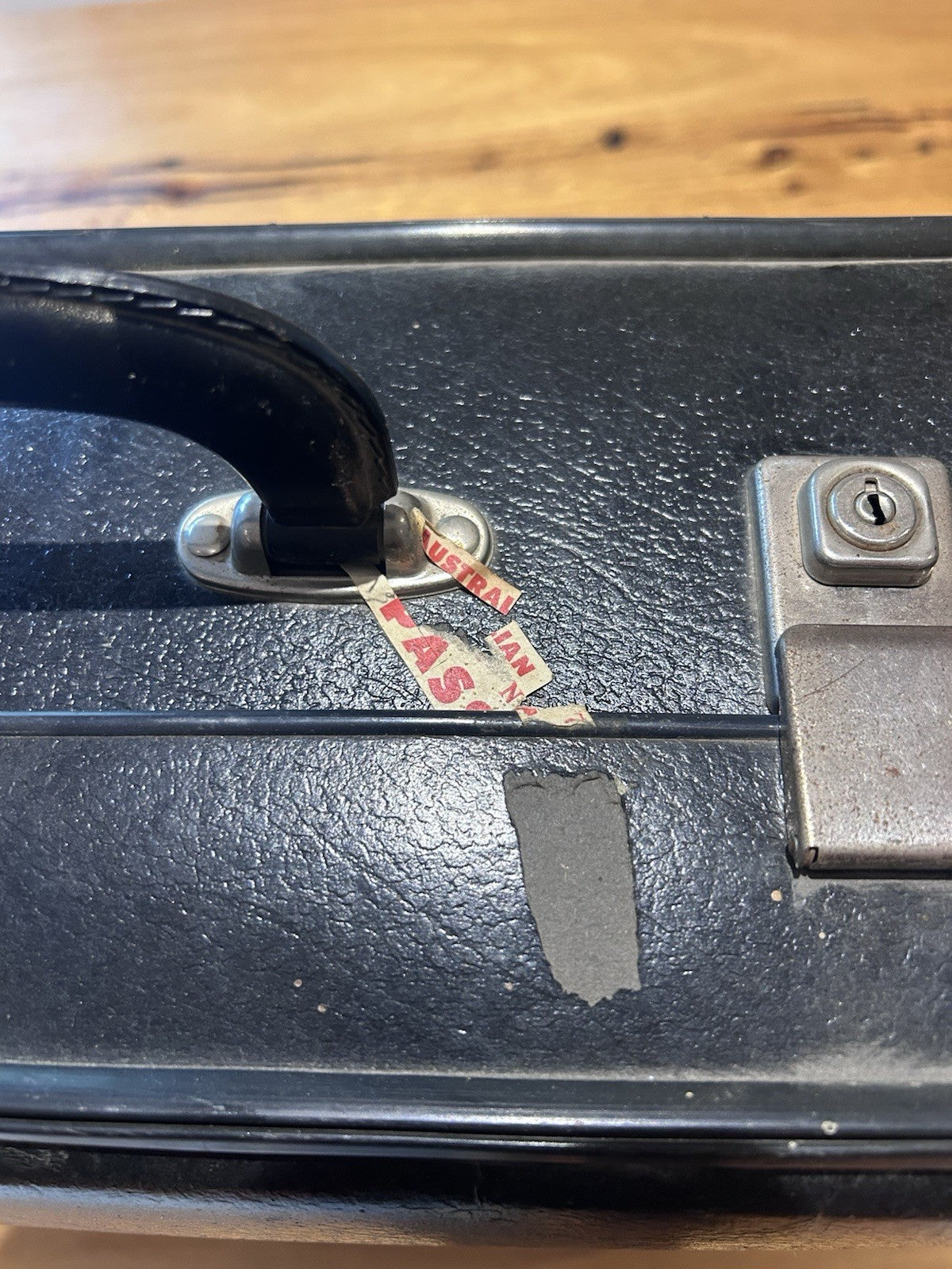 Vintage 1950s P&O Orient Lines Cabin Suitcase Orcades Cheney Latches 54x33cm