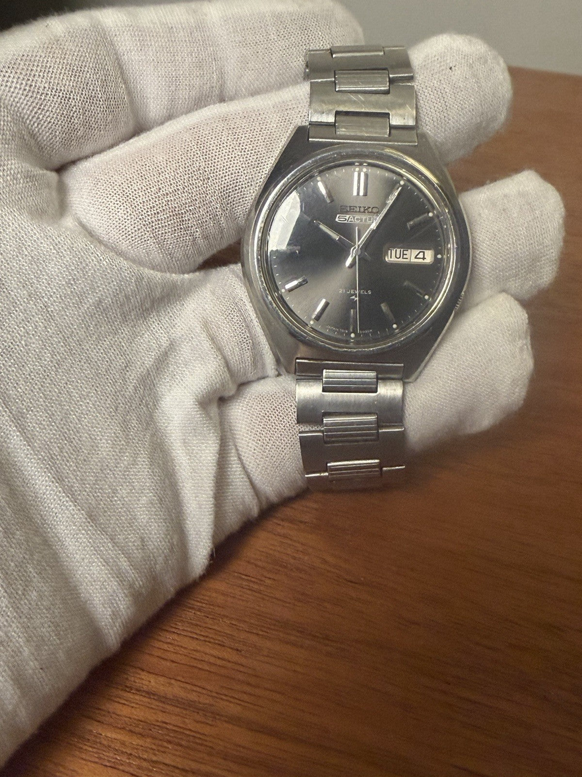 Seiko 5 Actus 7019-8010 Auto 21J March 1973 Vintage Men’s Watch Japan
