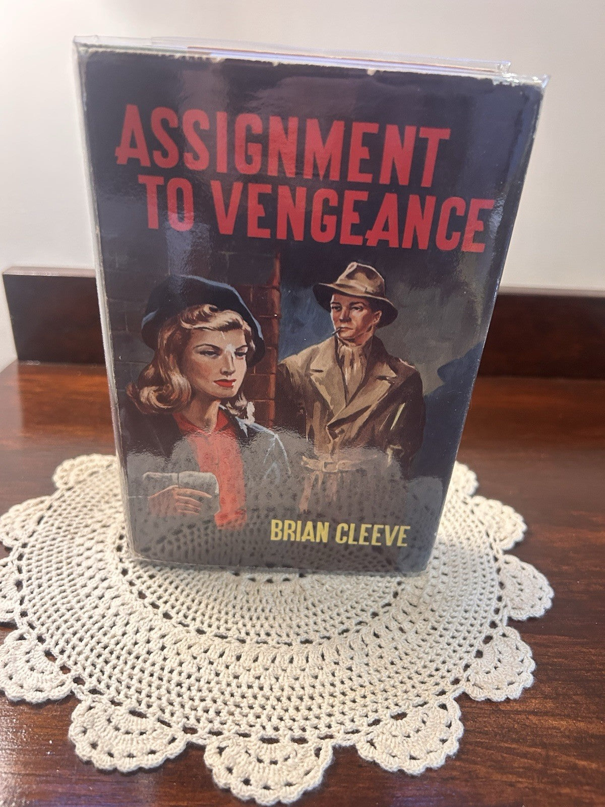 Assignment to Vengeance Brian Cleeve 1962 Thriller Book Club HC DJ Spy Thriller
