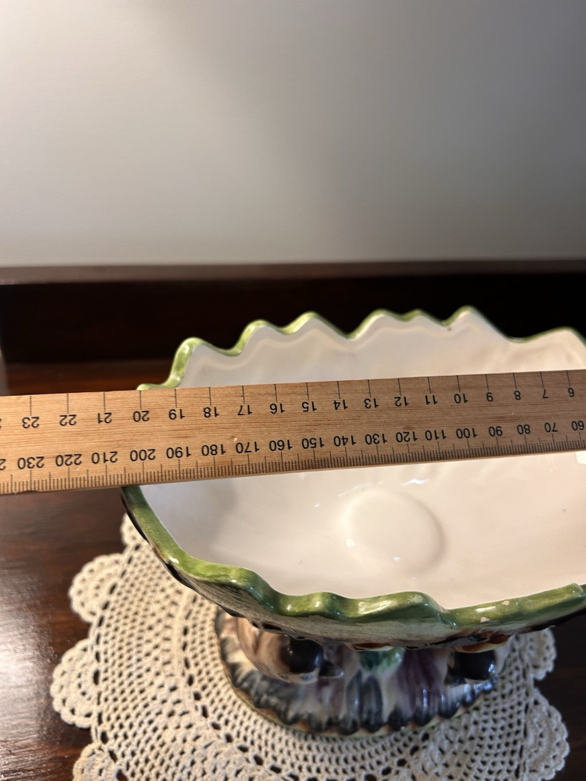 Japan Majolica Bird Compote