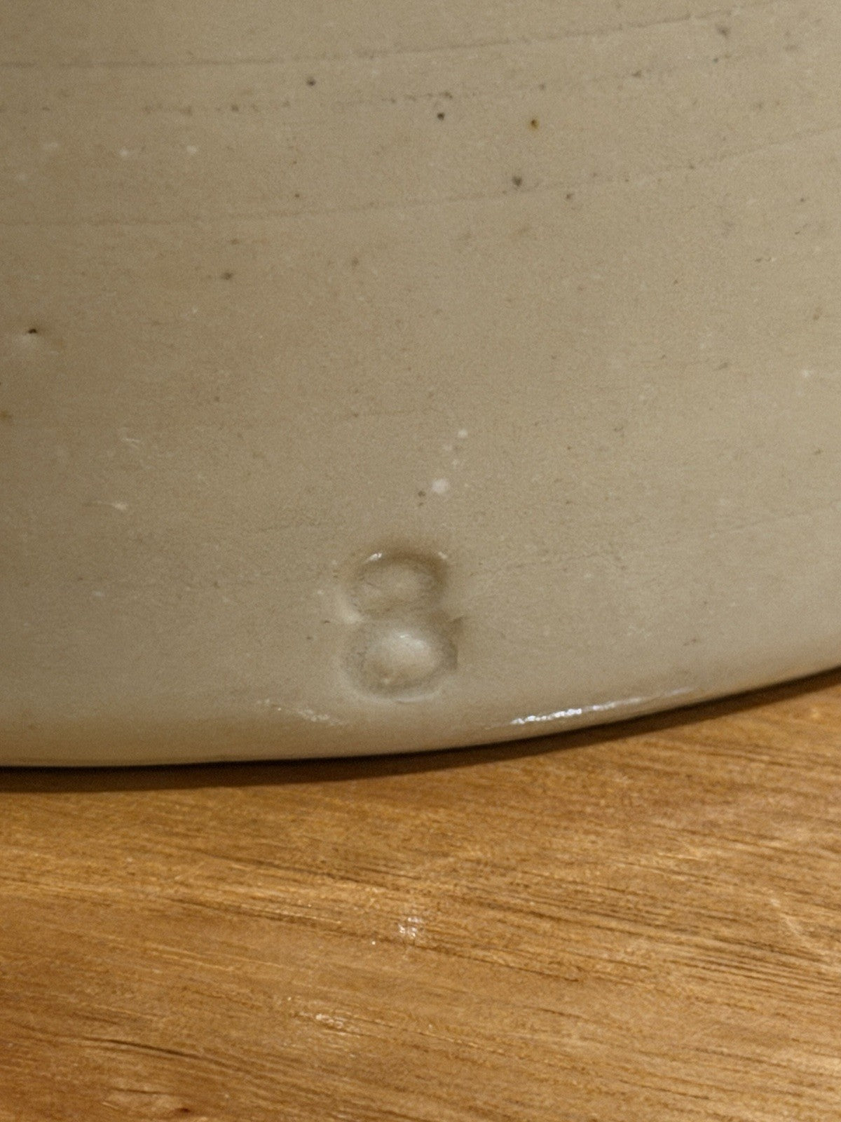 Vintage Stoneware Storage Crock No 8 Lidded Jar Brown Glaze Australian Pottery