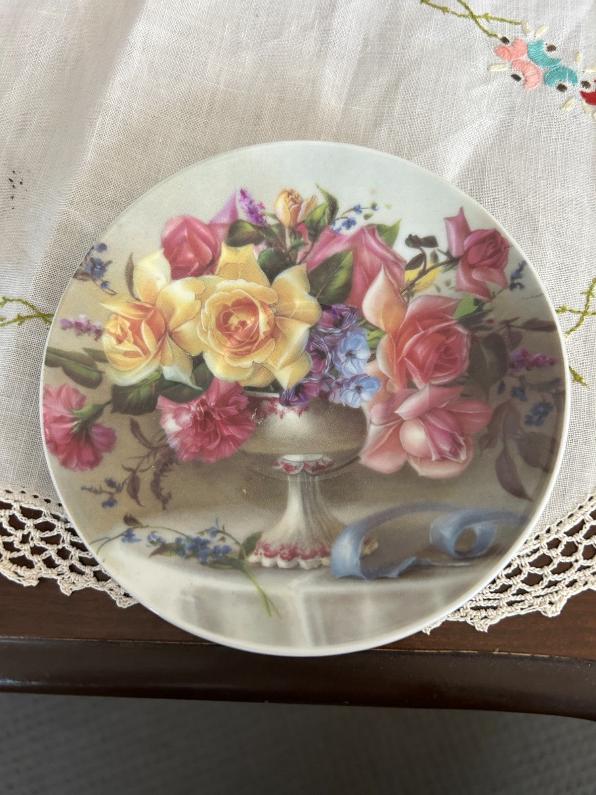 Vintage Floral Tea Cup & Saucer Set Season Collection Roses China