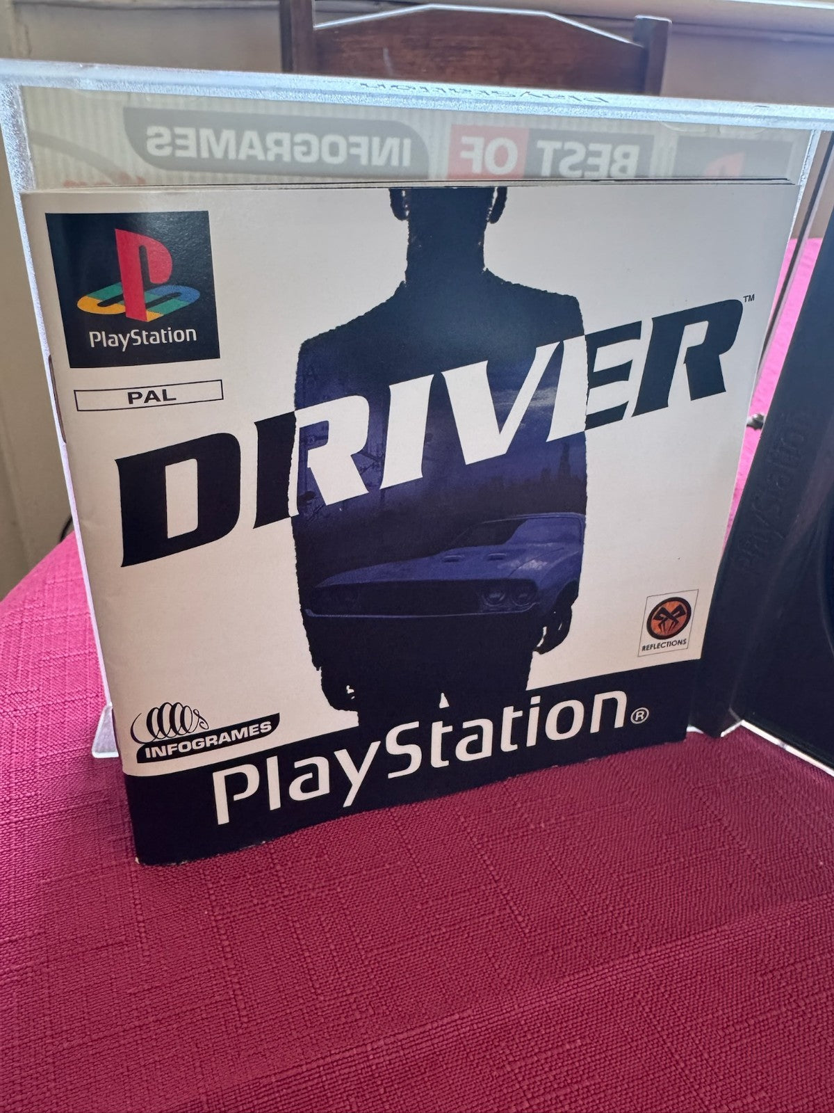 Driver – PS1 PAL – Complete w Case, Original Disc & Manual | 1999