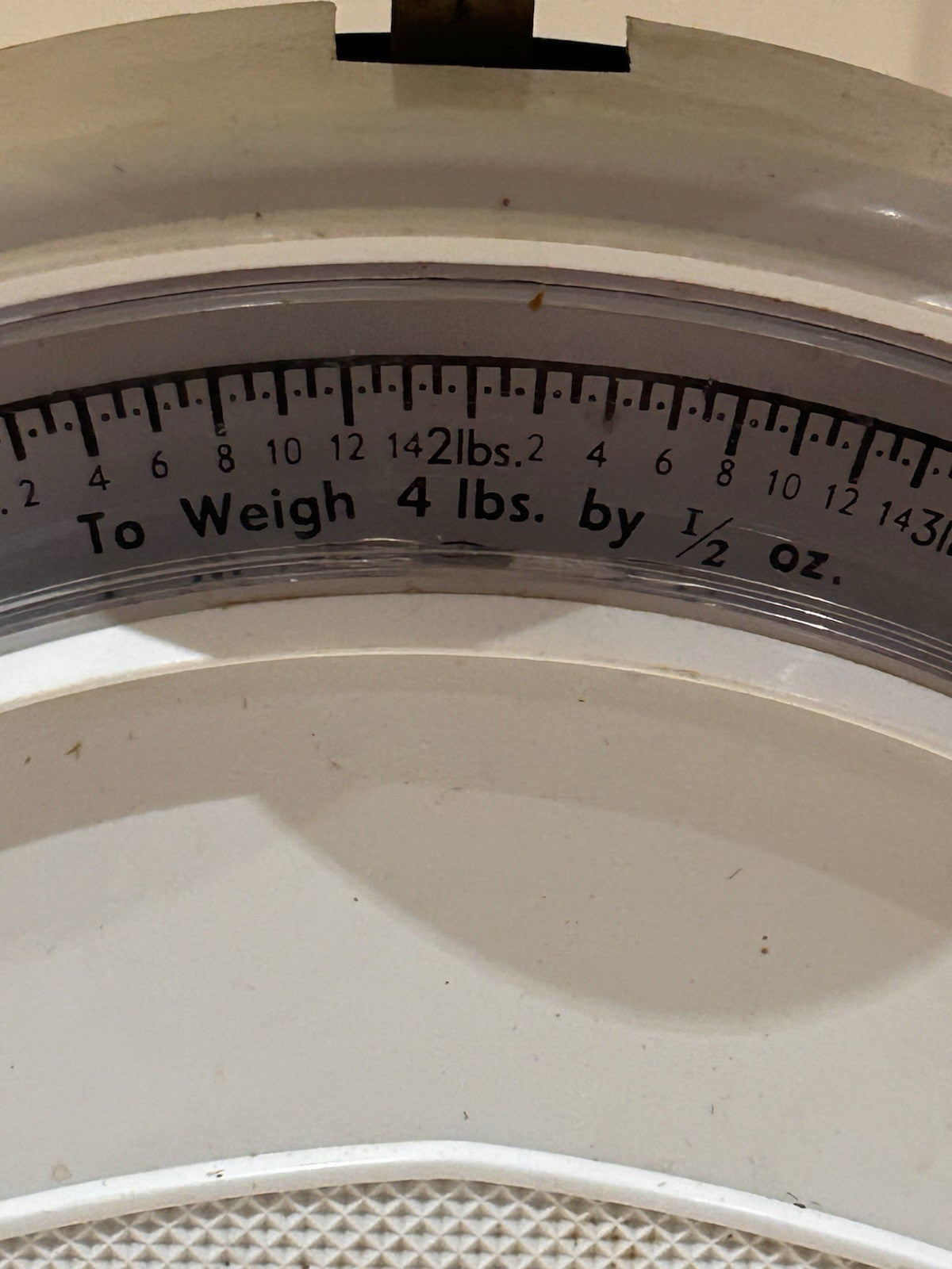 Vintage Persinware 404 Kitchen Scales Australia 4lb Enamel Retro Mid Century