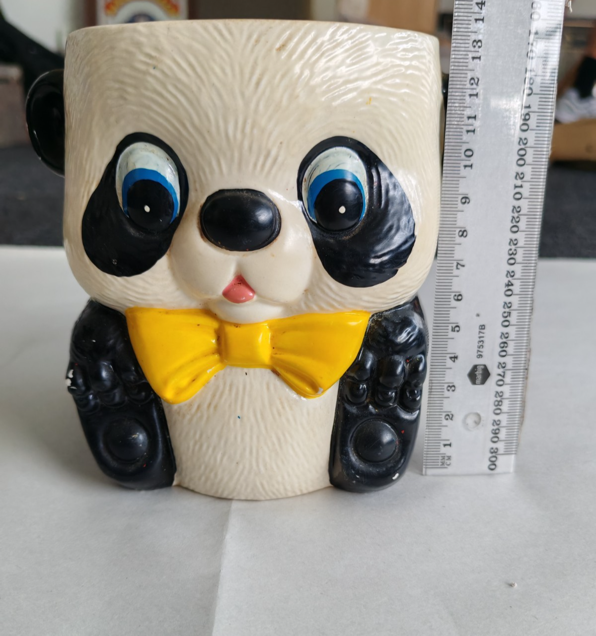 Vintage Panda Character Cookie/ Planter – Made in Japan – Retro Novelty Ceramic