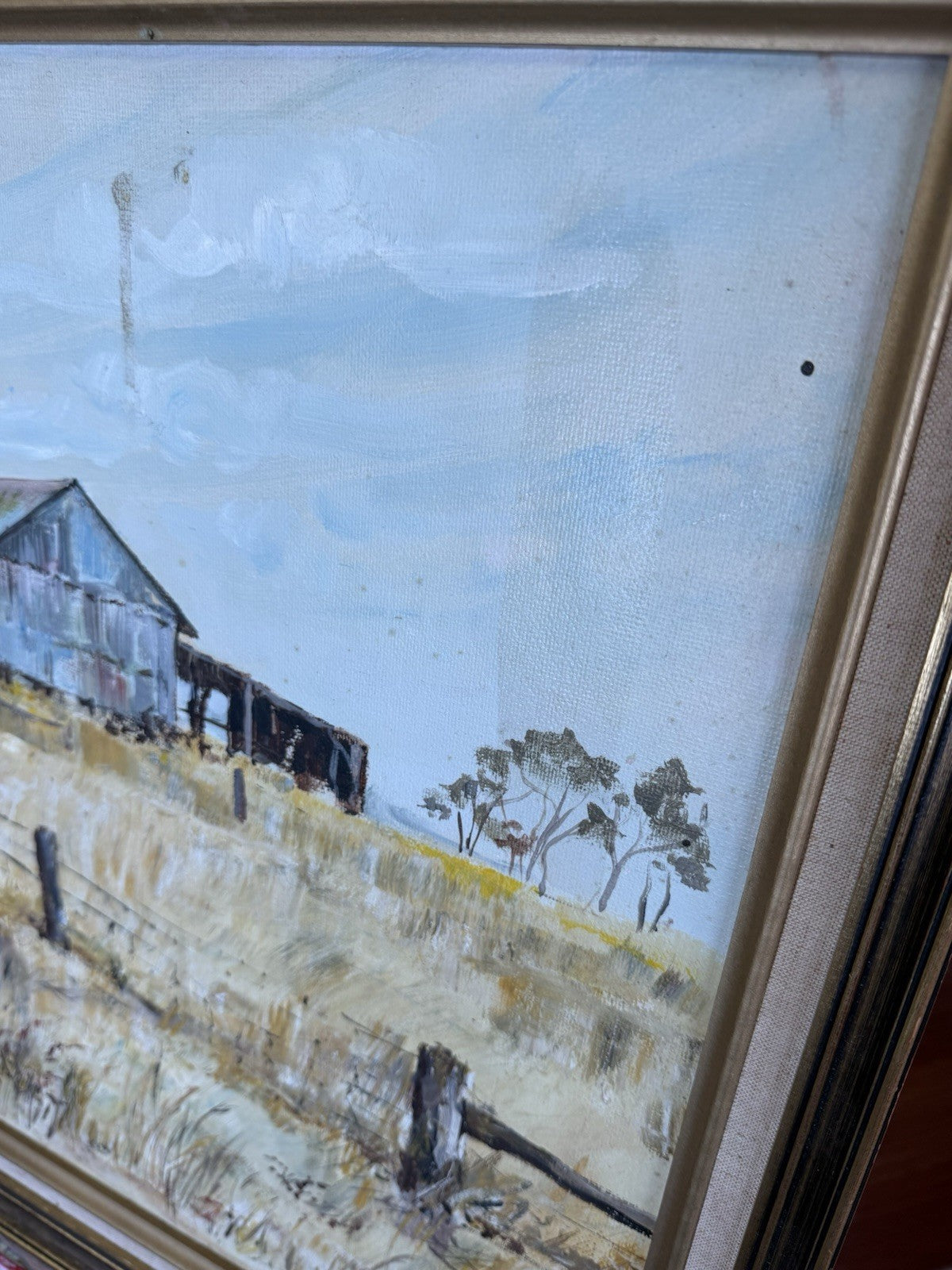 Lyn Robins Original Oil Painting Near The Mount SA Australian Landscape Artist