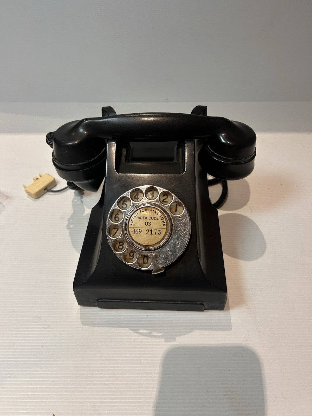 Vintage PMG 300 Series Bakelite Rotary Dial Telephone – 1951/52 – Australia
