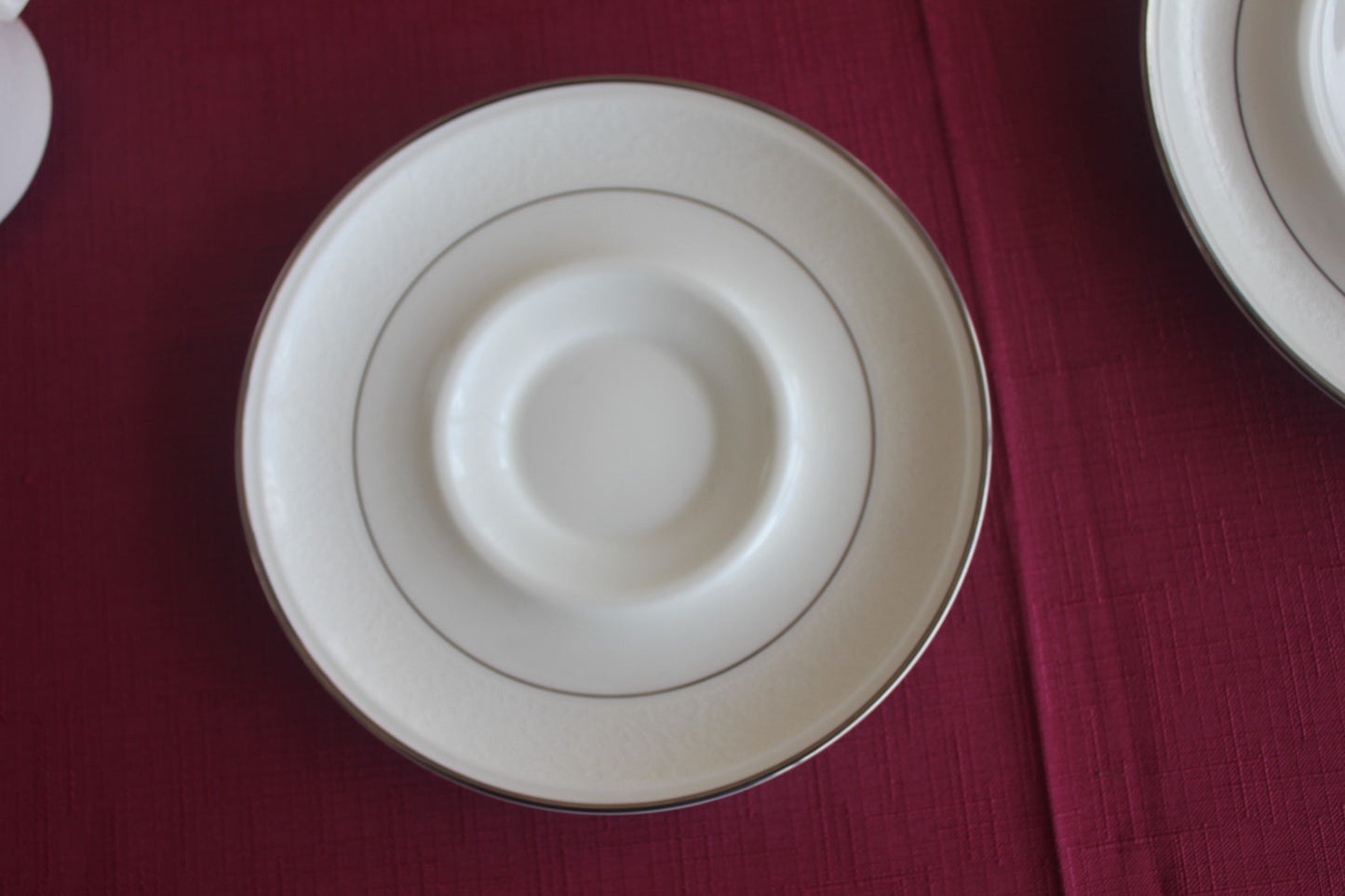 Vintage Mikasa Rochelle Bone China Soup / Bouillon Cup & Saucer Set