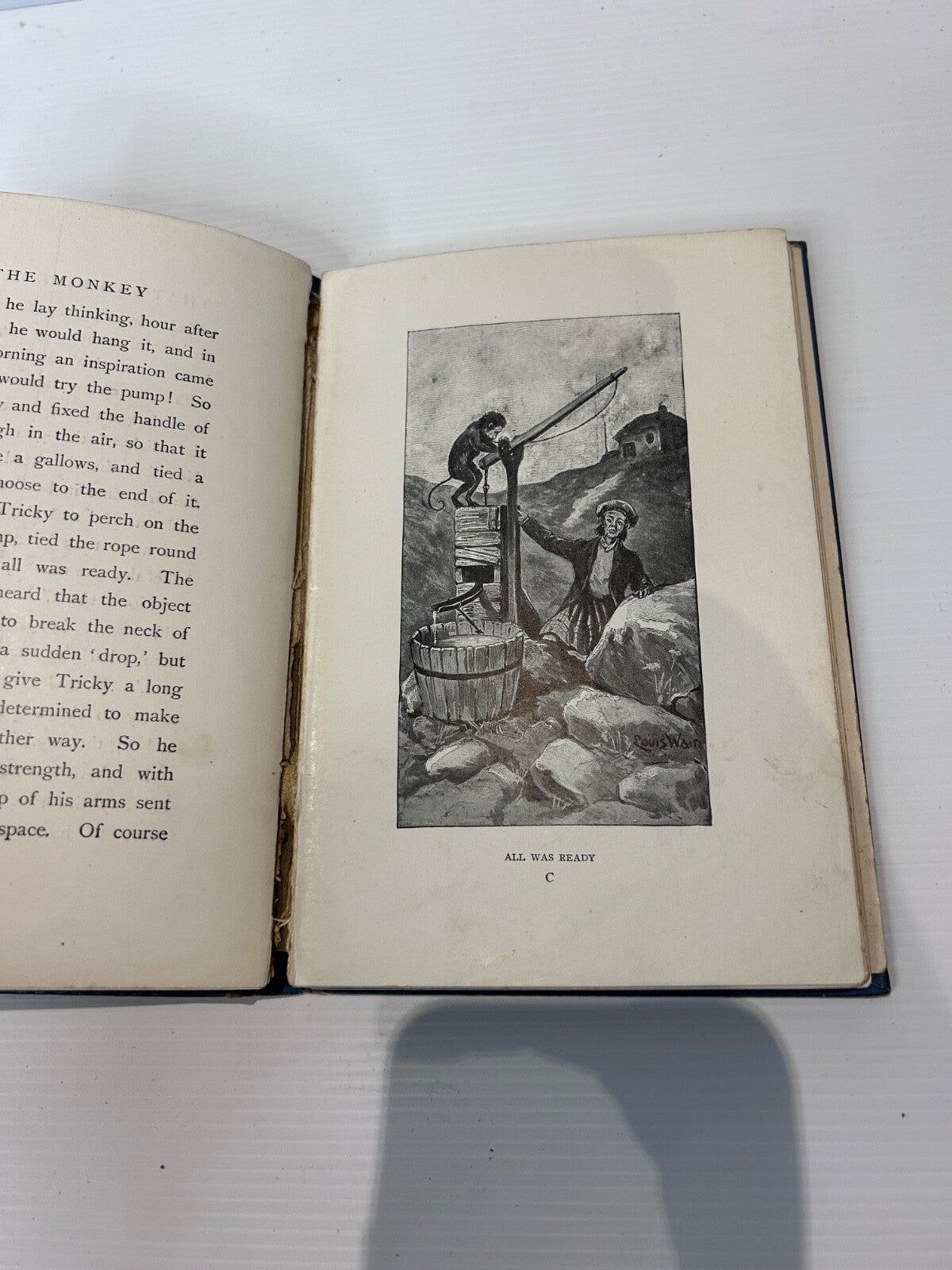 The Monkey That Would Not Kill 1898 1st Ed Louis Wain Illus Hodder Stoughton