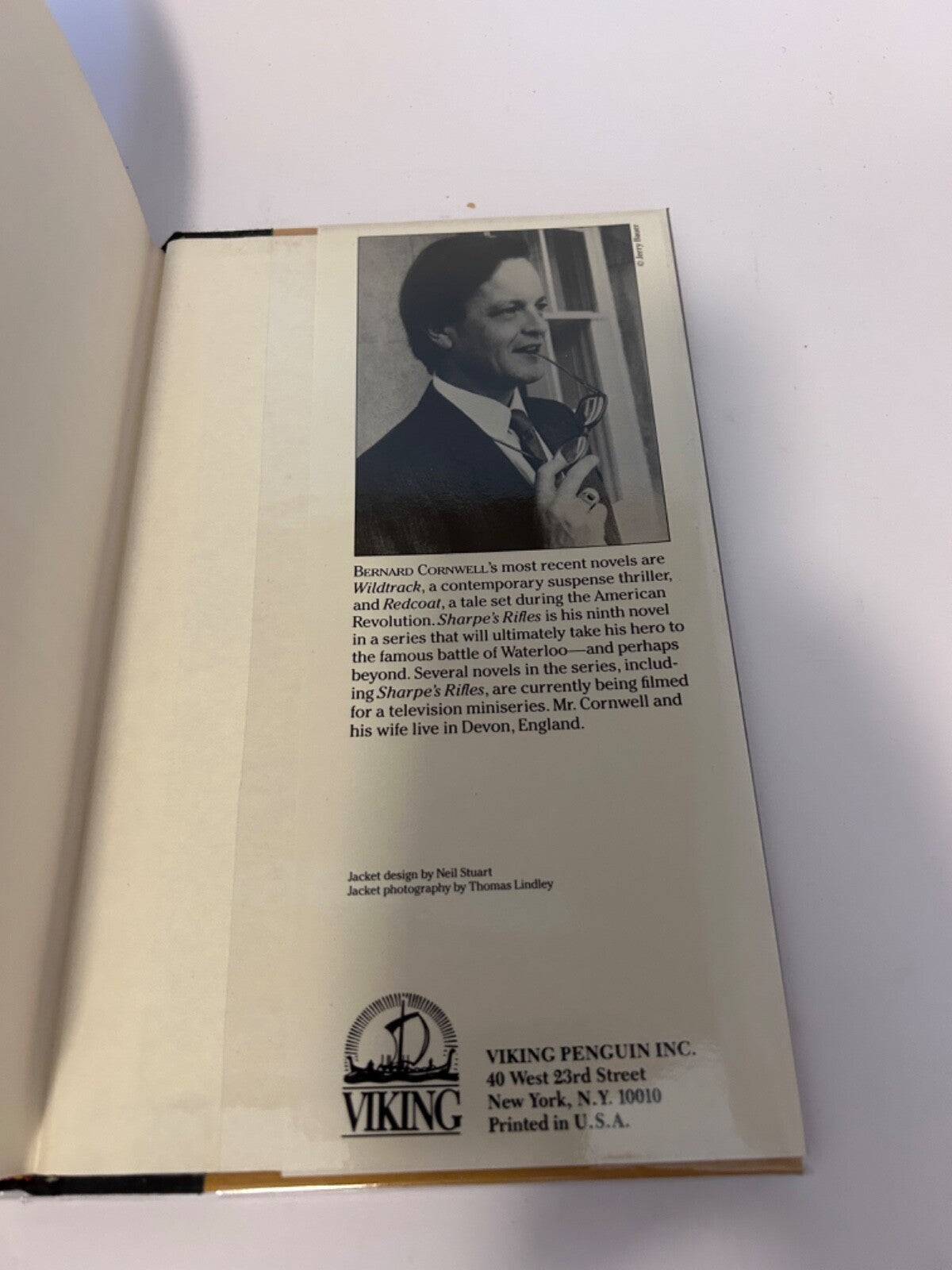 Sharpe's Rifles by Bernard Cornwell First US Edition with Dust Jacket 1988