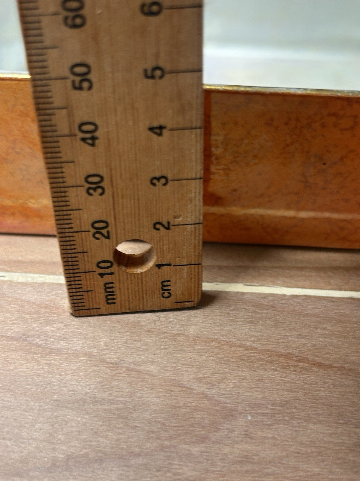 Early Carlton Ware W & R Rectangular Dish 1920s Orange Lustre England 12 × 8 cm