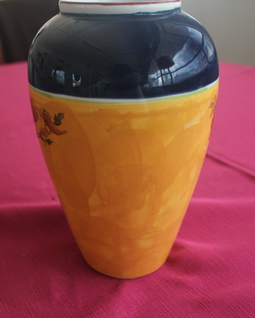 Australian Pottery “Wild Poppy” Vase & Platter Set – Robert Gordon