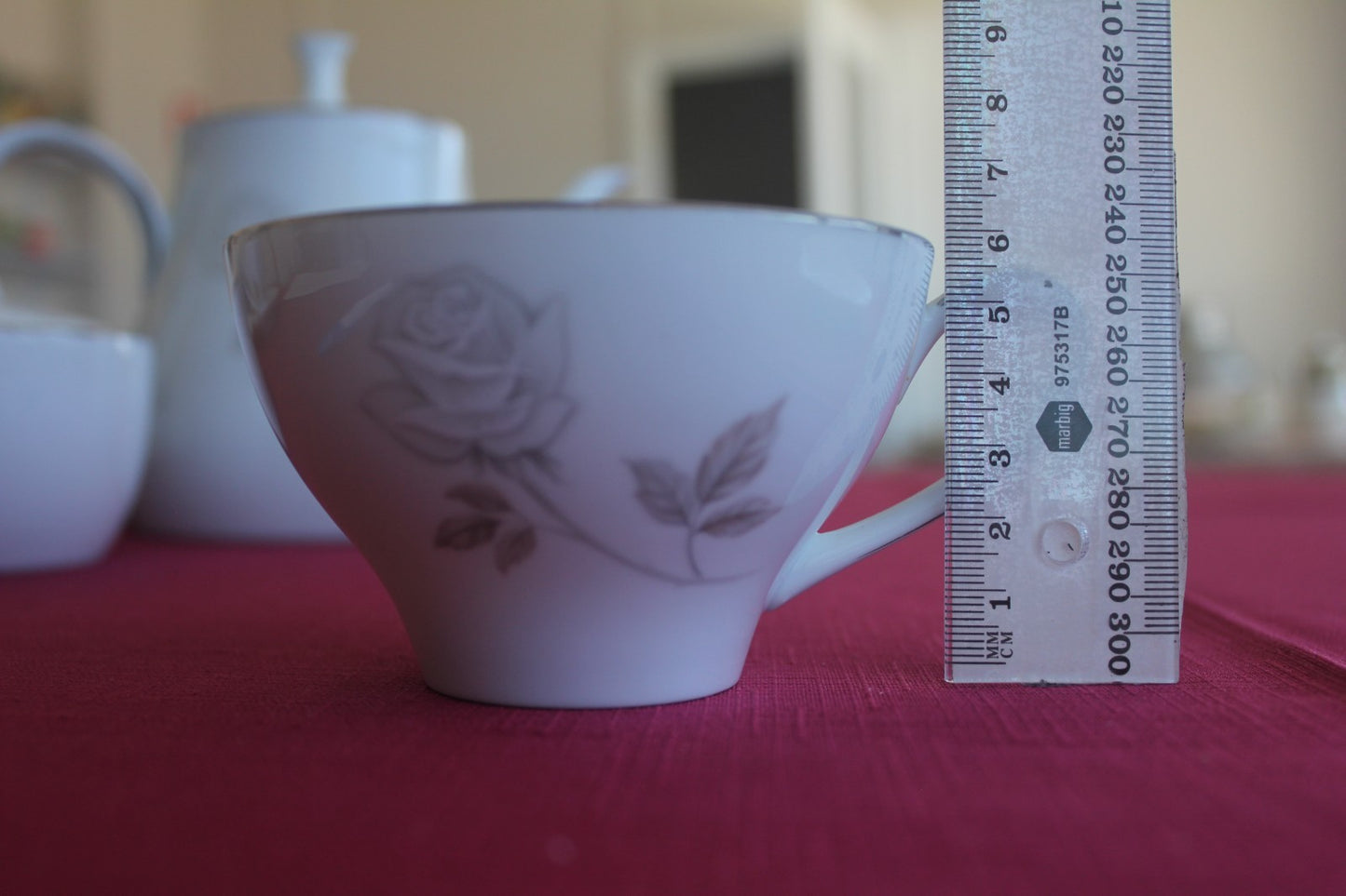 Noritake Rosay Tea Set (10pc) Japanese Vintage Teapot, Cups, & More