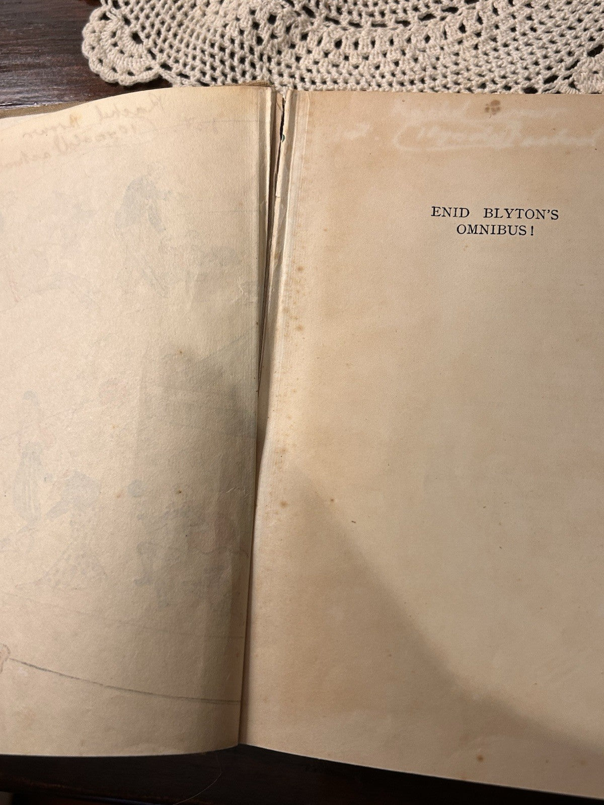 Enid Blyton’s Omnibus! 1952 HC 1st Edition George Newnes Children’s Stories RARE