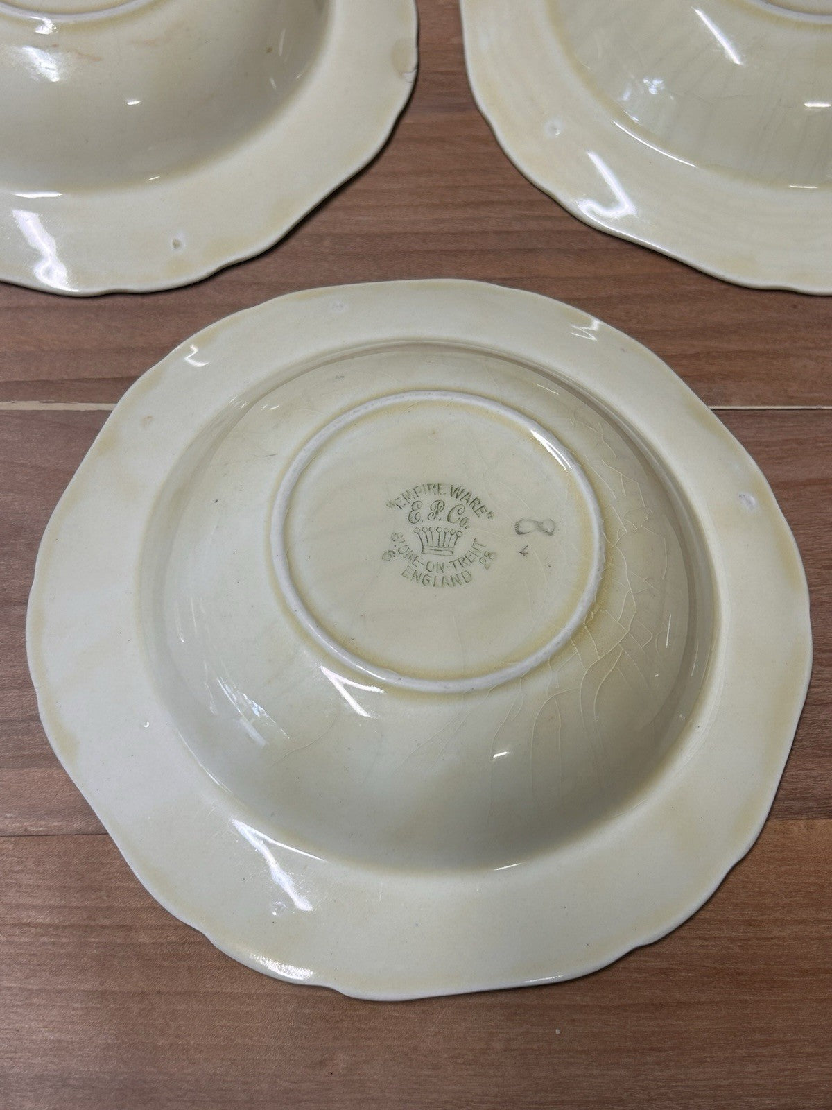 Empire Ware Dickens Days Bowl Set x6 Stagecoach Scene Vintage England