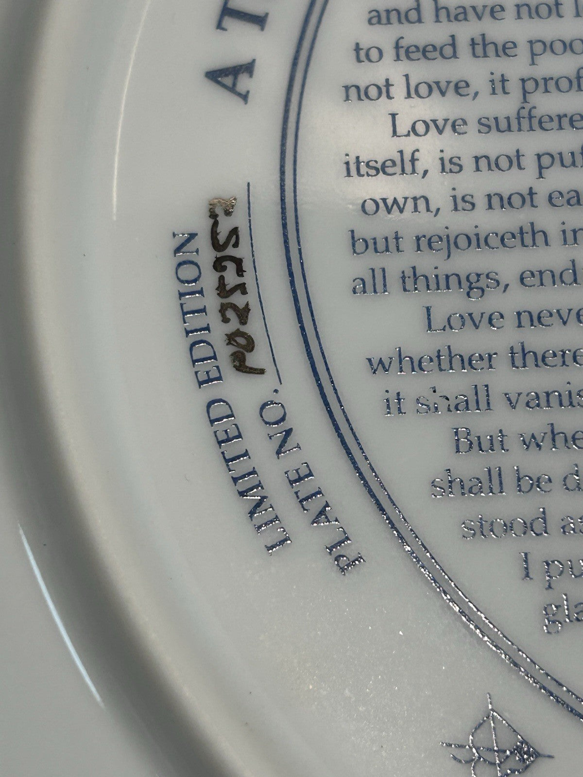 Princess Diana 1961–1997 Franklin Mint Commemorative Plate Collector’s Edition