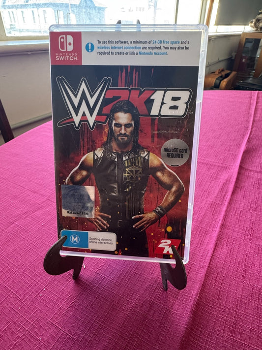 WWE 2K18 Nintendo Switch – Complete w Case & Game Card | 2017