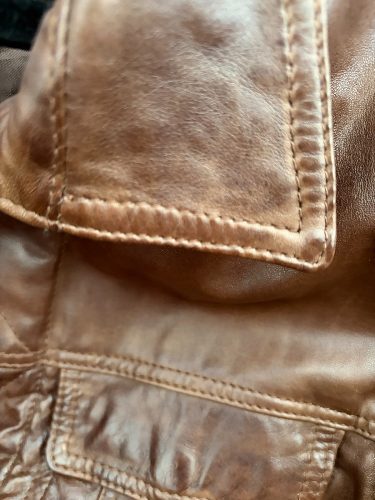 Industrie Genuine Leather Brown Jacket Size L – Australian Designed
