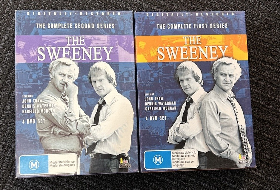 The Sweeney Complete Series 1 & 2 DVD Sets 8 Discs UK Crime Drama