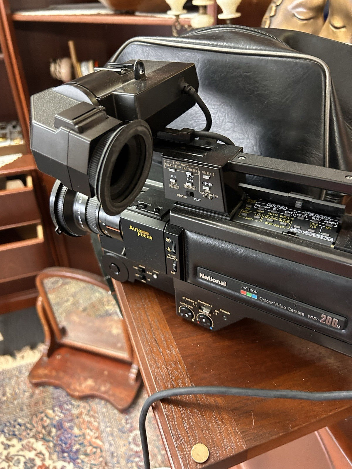 Vintage National Saticon VHS Video Camera WV-P200N + Original Bag