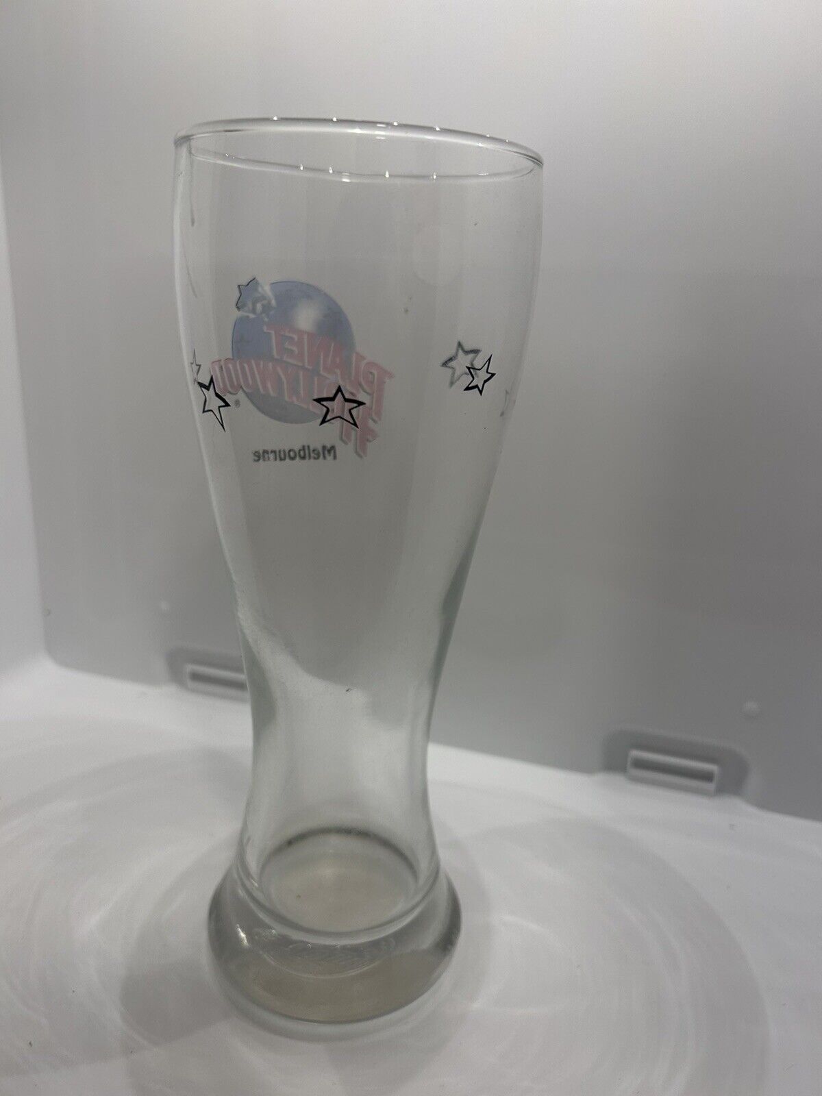 Planet Hollywood Melbourne  Collectable Tall Glass - CLOSED LOCATION