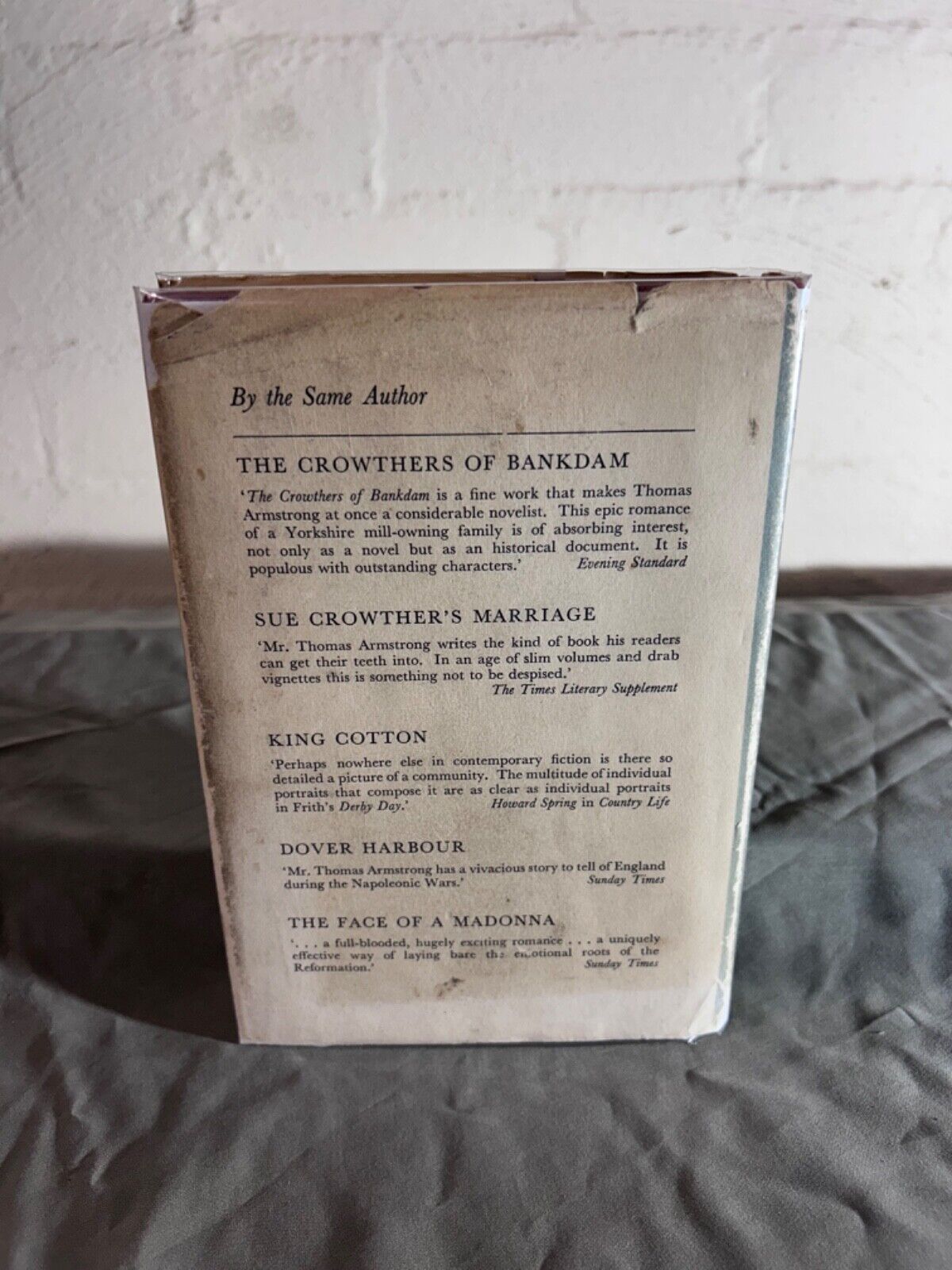 Our London Office by Thomas Armstrong 1966 First Edition Dust Jacket
