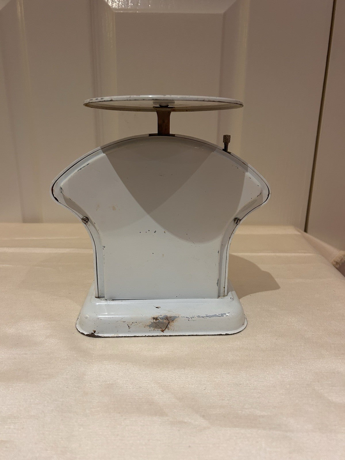 Vintage Persinware 404 Kitchen Scales Australia 4lb Enamel Retro Mid Century