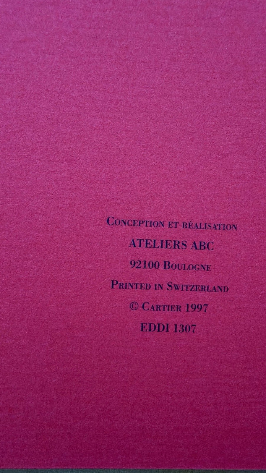 Cartier 150 Ans d’Histoire 1847-1997 Luxury Jewellery Catalogue Book 1997