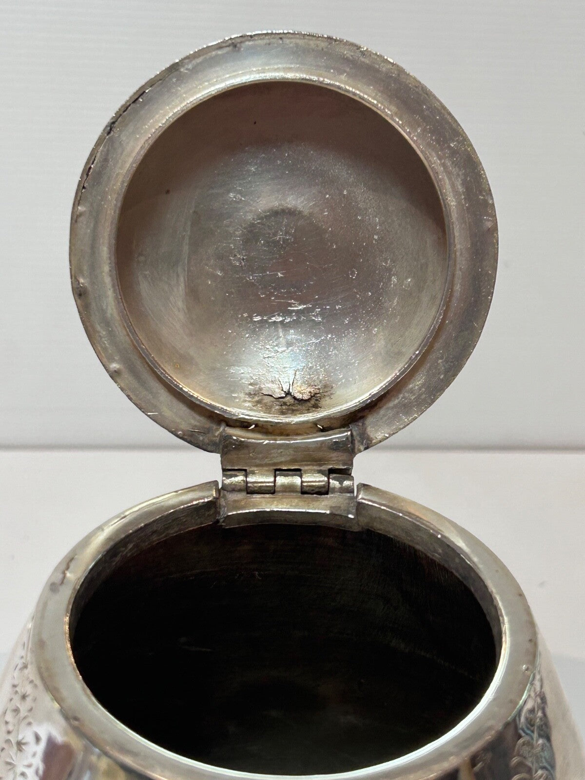 Antique Silver-Plated Teapot Richard Richardson Sheffield c1890s engraved