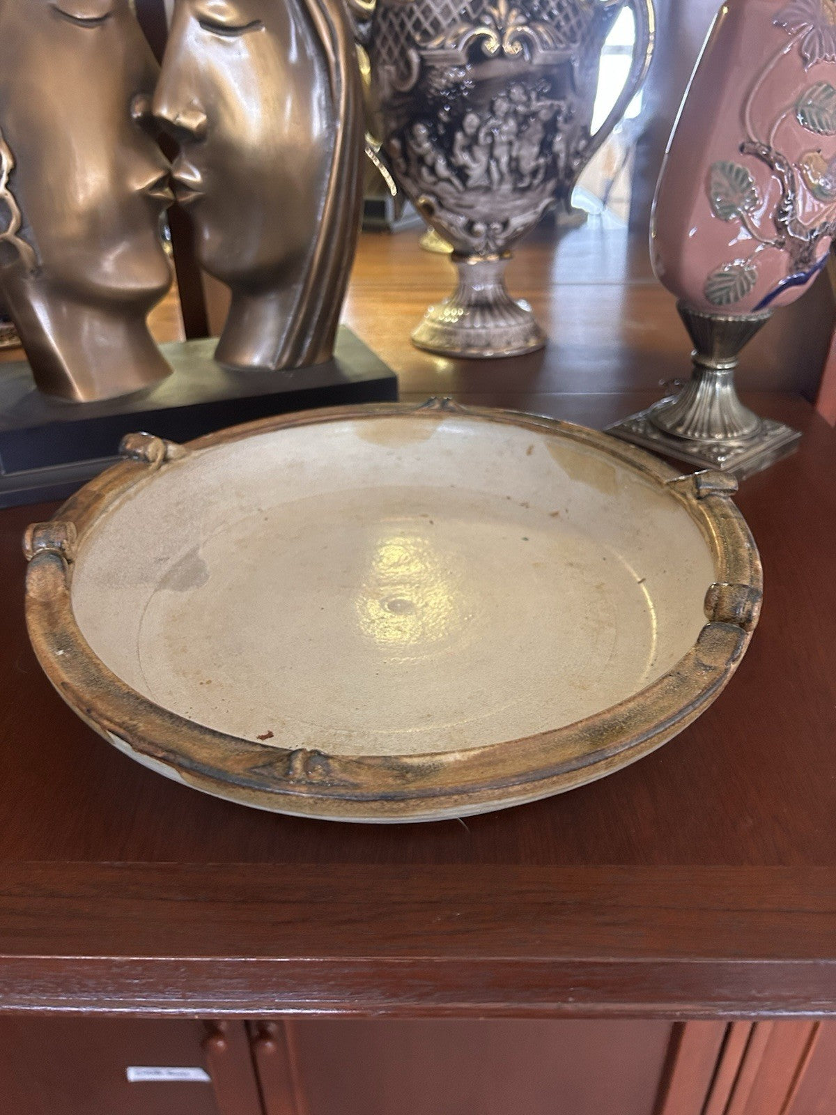 Howard Phillips El Dorado Studio Pottery Bowl 1990 Signed Australian 28cm