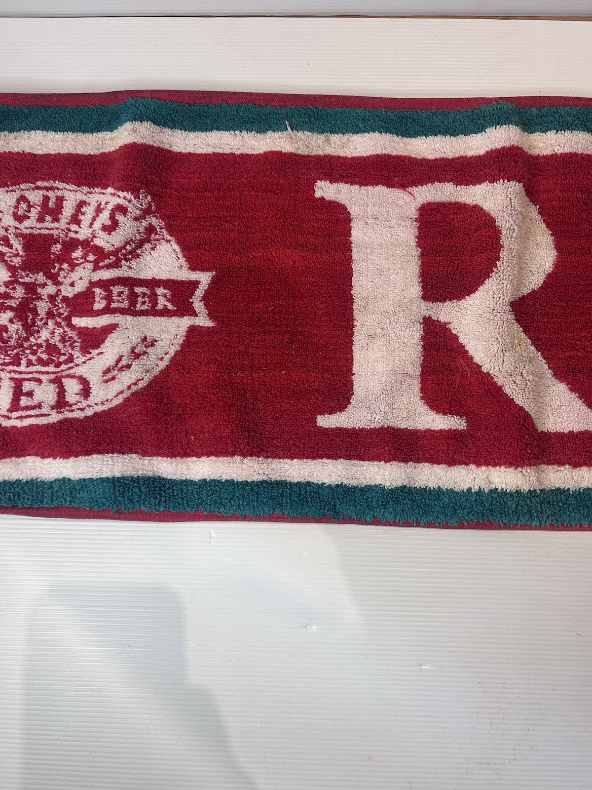 Tooheys Red Bitter Beer Bar Mat Vintage Pub Bar Towel Brewery Promo
