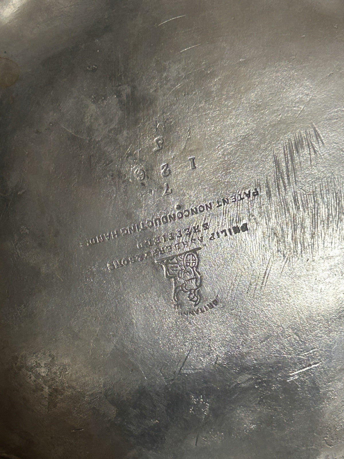 Antique Philip Ashberry & Sons Silverplate Teapot Sheffield No 1726 c1890s